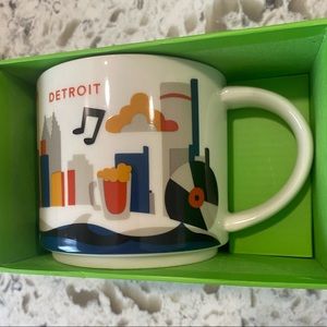 Starbucks Detroit You Are Here Collectible Mug